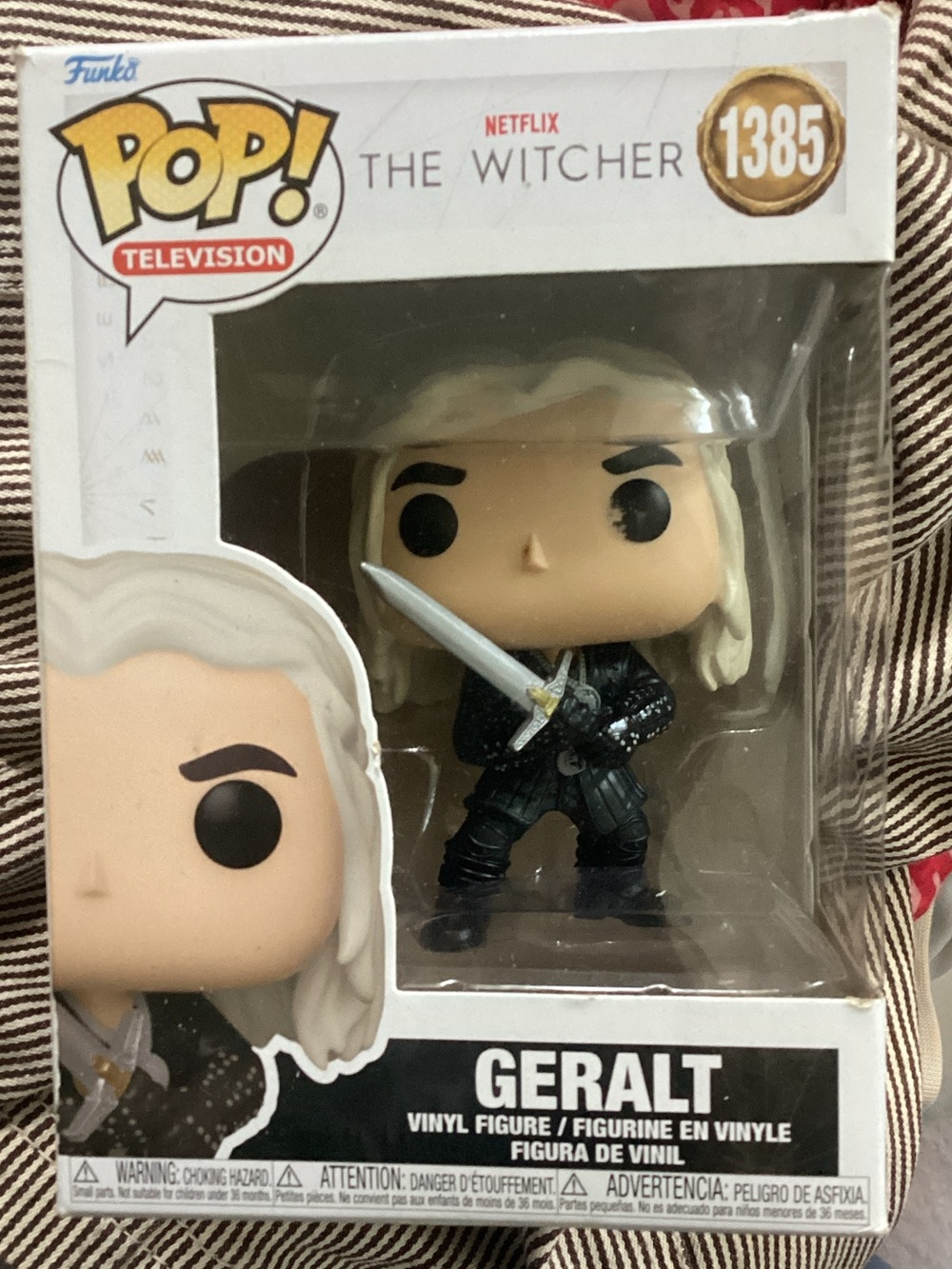 FUNKO POP! THE WITCHER GERALT TRAINING EXCLUSIVE FIGURE #1321!